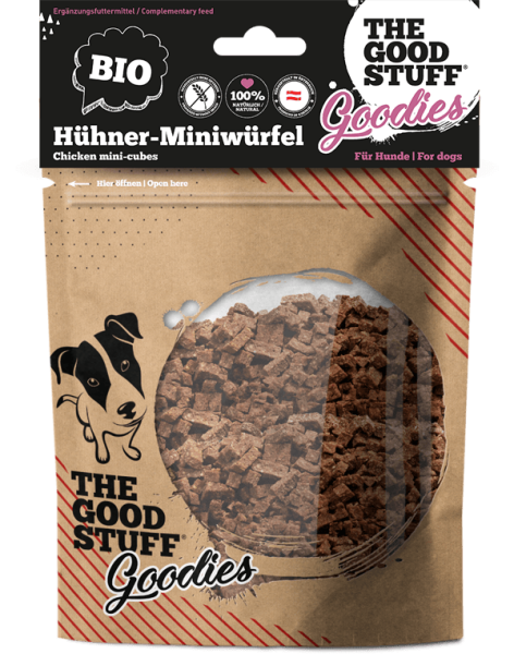 Bio Hühner-Miniwürfel 200g